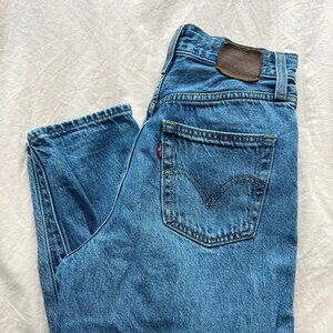 Levis size 24 high loose taper jeans